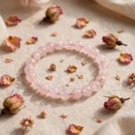 Natural Rose Quartz Pink Crystal Bracelet for Women & Mens